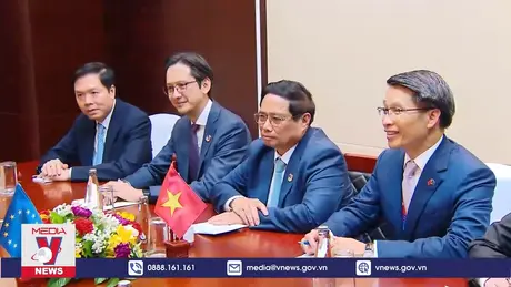 Thủ tướng Phạm Minh Chính tiếp Chủ tịch Hội đồng châu Âu