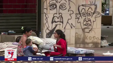 Phòng khám lưu động cho người di tản tại Liban