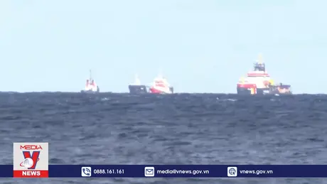 Tàu chở dầu bốc cháy ngoài khơi Đức