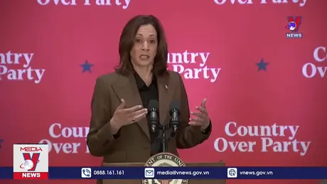 Nhà Trắng công bố hồ sơ sức khỏe của bà Kamala Harris