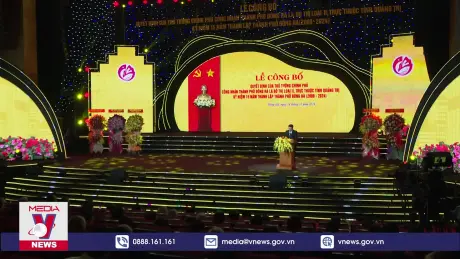 Lễ công bố thành phố Đông Hà là đô thị loại II