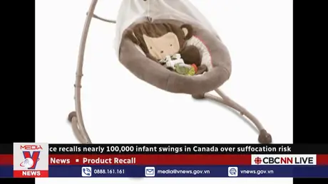 Mỹ thu hồi hơn 2 triệu nôi rung trẻ sơ sinh