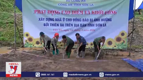 Giúp người dân vùng lũ Sơn La sớm có nơi ở mới