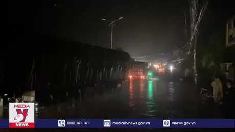 Mưa lớn gây ngập lụt nhiều nơi tại Bình Phước 