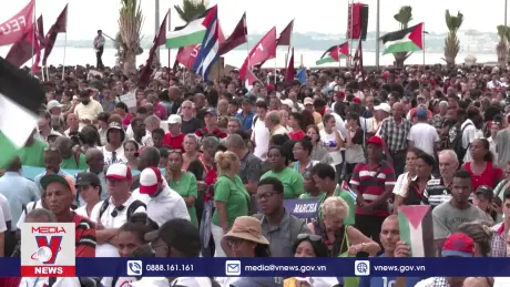 Cuba tuần hành bày tỏ đoàn kết với Palestine