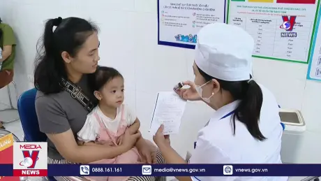 Hà Nội triển khai tiêm vaccine sởi cho trẻ