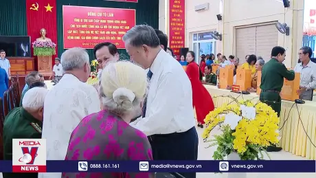 Tổng Bí thư, Chủ tịch nước tri ân người có công tỉnh Quảng Trị