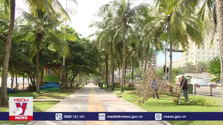 Tạm ngừng phục vụ đường hoa ven biển Đà Nẵng