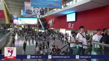 Hội chợ Xuất nhập khẩu Trung Quốc thu hút đông đảo khách tham quan