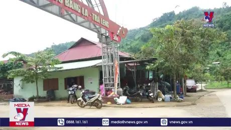 Lắp đặt hệ thống cảnh báo lũ quét và sạt lở đất ở vùng sạt lở