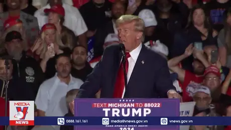 Ông D.Trump dẫn trước sít sao ở các bang chiến địa