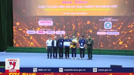Trao giải cuộc thi Sinh viên với An toàn thông tin ASEAN 2024 