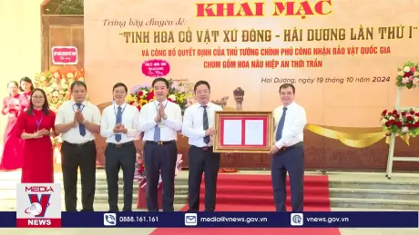 Hải Dương trưng bày trên 800 cổ vật Xứ Đông