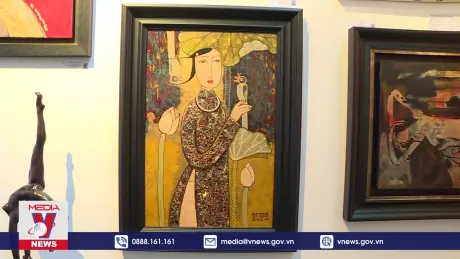 Tranh Việt Nam tại Hội chợ nghệ thuật quốc tế Anh