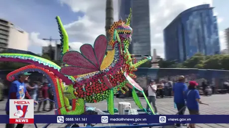 Độc đáo Lễ diễu hành mô hình Alebrijes tại Mexico