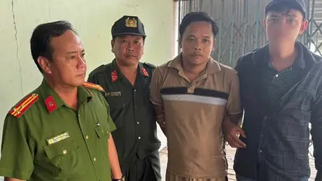 Bắt nghi phạm giết người, lấy đá dìm thi thể để phi tang