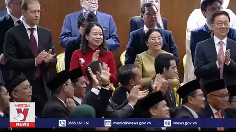 Phó Chủ tịch nước Võ Thị Ánh Xuân dự lễ nhậm chức Tổng thống Indonesia