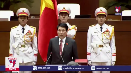 Tân Chủ tịch nước Lương Cường phát biểu nhậm chức
