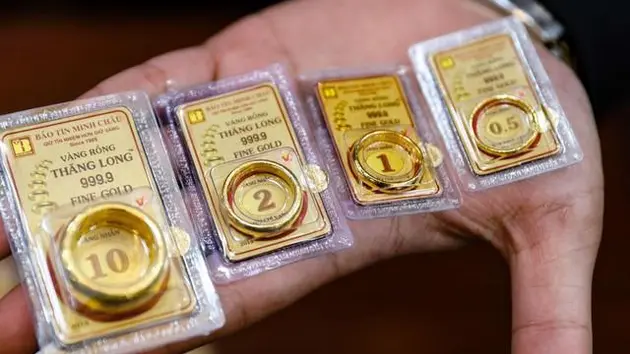 Giá vàng nhẫn tiếp đà tăng lên mức 87,8 triệu đồng/lượng
