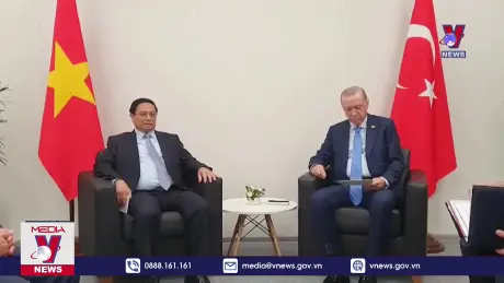 Thủ tướng Phạm Minh Chính gặp Tổng thống Thổ Nhĩ Kỳ