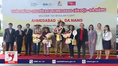 Khai trương đường bay thường kỳ Đà Nẵng - Ahmedabad (Ấn Độ)