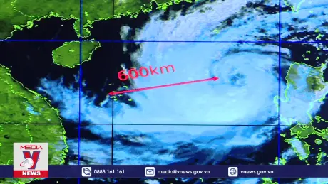 Đường đi của bão số 6 còn phức tạp