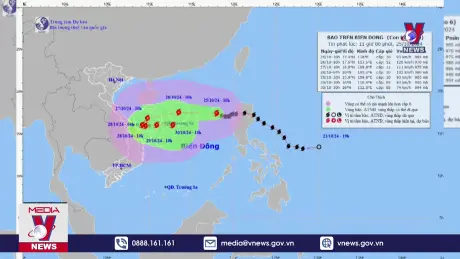 Bão Trà Mi gây mưa rất lớn cho Trung Bộ