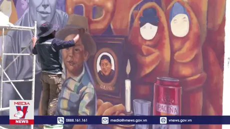 Trang trí nghĩa trang trước thềm lễ hội người chết ở Bolivia