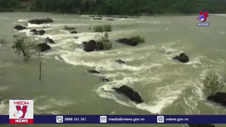 Thủy điện Trị An ngừng xả tràn để hạn chế ngập vùng hạ du