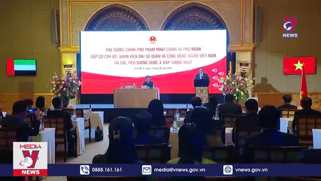 Thủ tướng Phạm Minh Chính gặp gỡ cộng đồng người Việt tại UAE