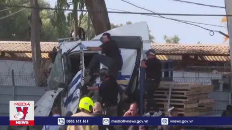 Tấn công khủng bố bằng xe tải ở Israel