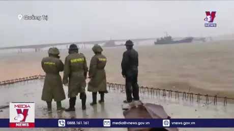 Quảng Trị một số ngầm tràn bị ngập, dự kiến sơ tán tránh lũ 