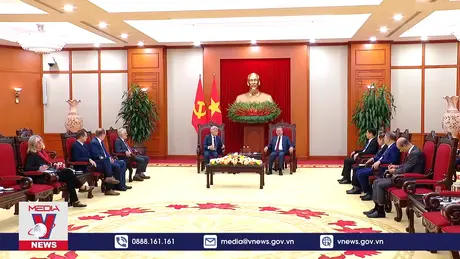 Tổng Bí thư Tô Lâm tiếp Đảng Cộng sản Pháp 