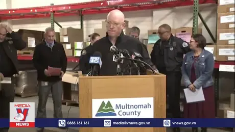 Mỹ điều tra cháy thùng phiếu ở các bang Oregon và Washington