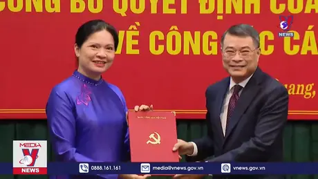 Bà Hà Thị Nga được điều động, chỉ định giữ chức Bí thư Tỉnh ủy Tuyên Quang