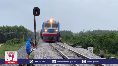 Thông tuyến đường sắt Bắc-Nam đoạn qua tỉnh Quảng Trị