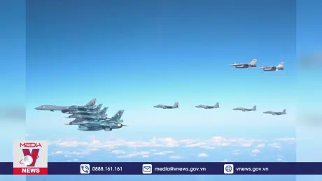 Mỹ-Nhật-Hàn tập trận không quân