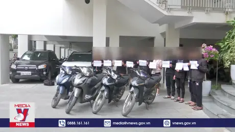 Tạm giữ nhóm đối tượng đua xe tông tử vong người đi đường tại Hà Nội