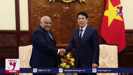 Chủ tịch nước Lương Cường tiếp Đại sứ Cuba đến chào từ biệt