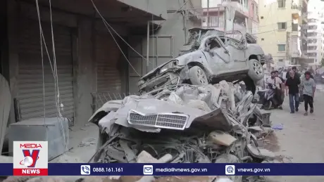 Israel tiếp tục không kích dữ dội thủ đô Liban