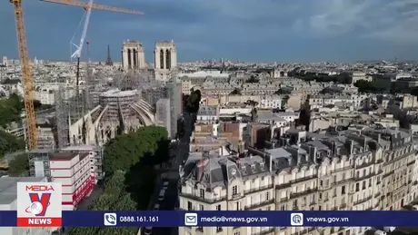 Nhà thờ Đức Bà Paris rung chuông trở lại sau 5 năm