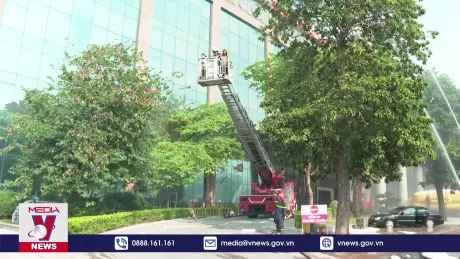 Phú Thọ diễn tập phương án chữa cháy và cứu nạn, cứu hộ