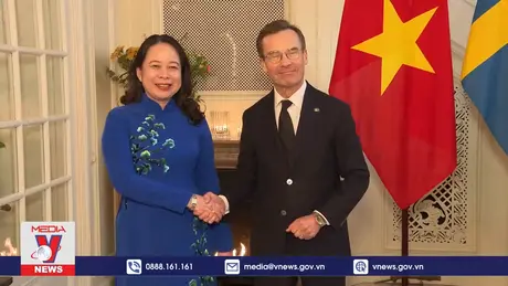 Phó Chủ tịch nước hội đàm với Thủ tướng Vương Quốc Thụy Điển