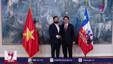  Chủ tịch nước Lương Cường hội đàm với Tổng thống Chile