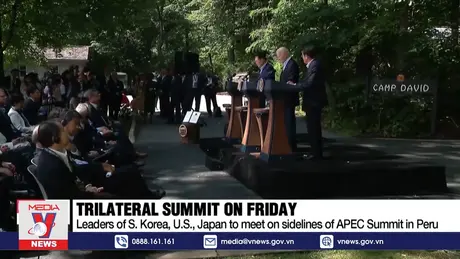 Mỹ - Nhật - Hàn sẽ họp thượng đỉnh 3 bên