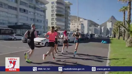 Cuộc đua marathon tại 7 lục địa hoàn thành chặng ở Cape Town