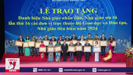 Tuyên dương nhà giáo tiêu biểu năm 2024