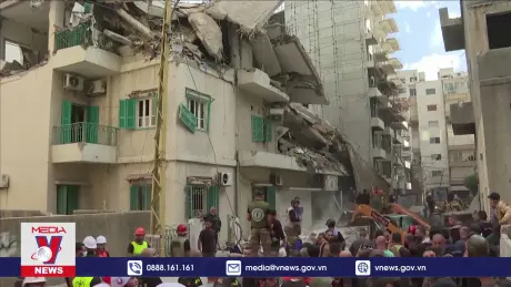 Israel tiếp tục không kích dữ dội Liban