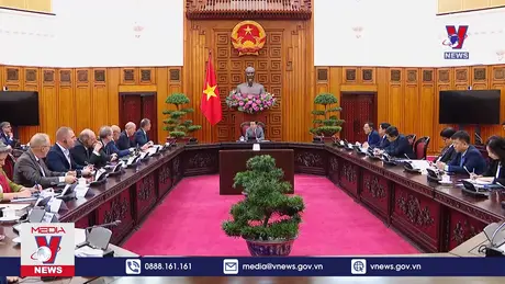 Phó Thủ tướng Trần Hồng Hà làm việc với Đoàn đại biểu MEDEF