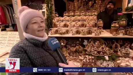 Chợ Giáng sinh Budapest bắt đầu đón khách